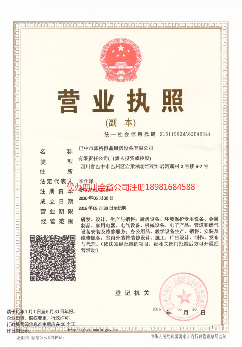 揭阳揭阳派格恒鑫厨房设备有限公司